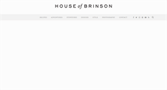 Desktop Screenshot of houseofbrinson.com